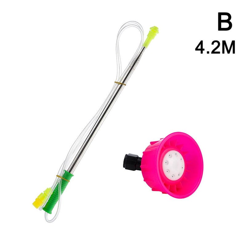 Electric sprayer boom accessories, stainless steel extended boom, telescopic boom, fishing rod style boom, agricultural fruit tree sprayer. - Image 1